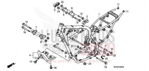 FRAME BODY CRF230F9 de 2009